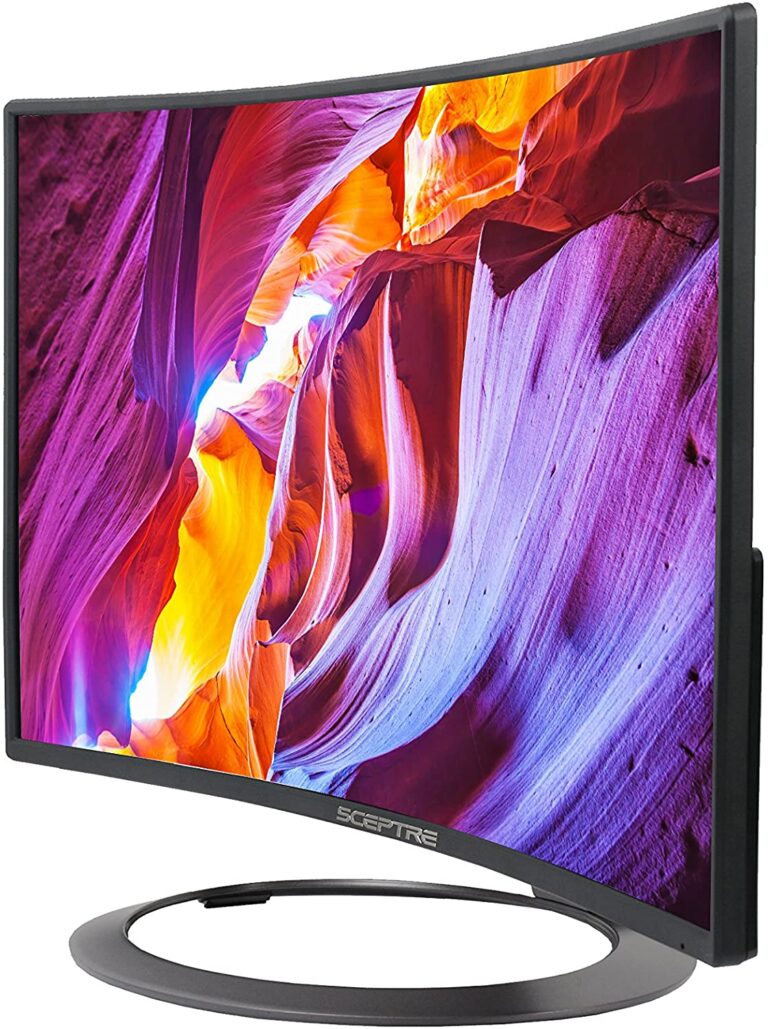 Sceptre C248W1920R 24″ Curved 75Hz Gaming LED Monitor Full HD 1080P